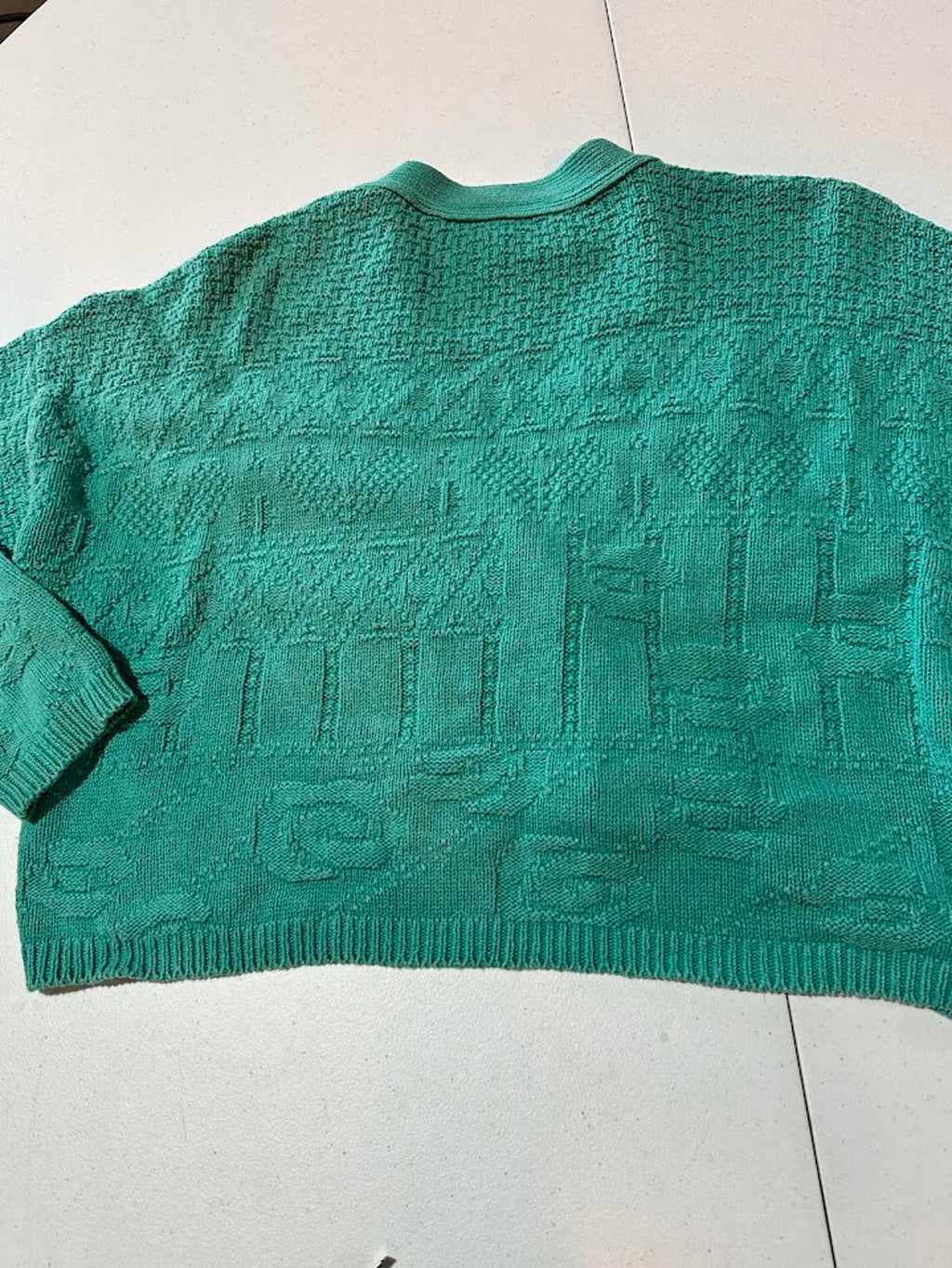 Next Issue USA Cropped Cotton Cardigan