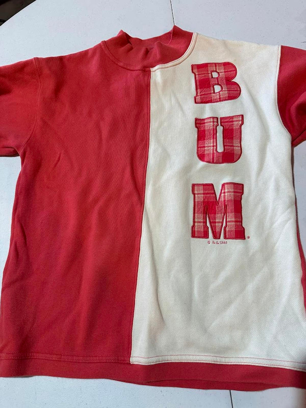 Vintage B.U.M. Equipment Split Sweatshirt