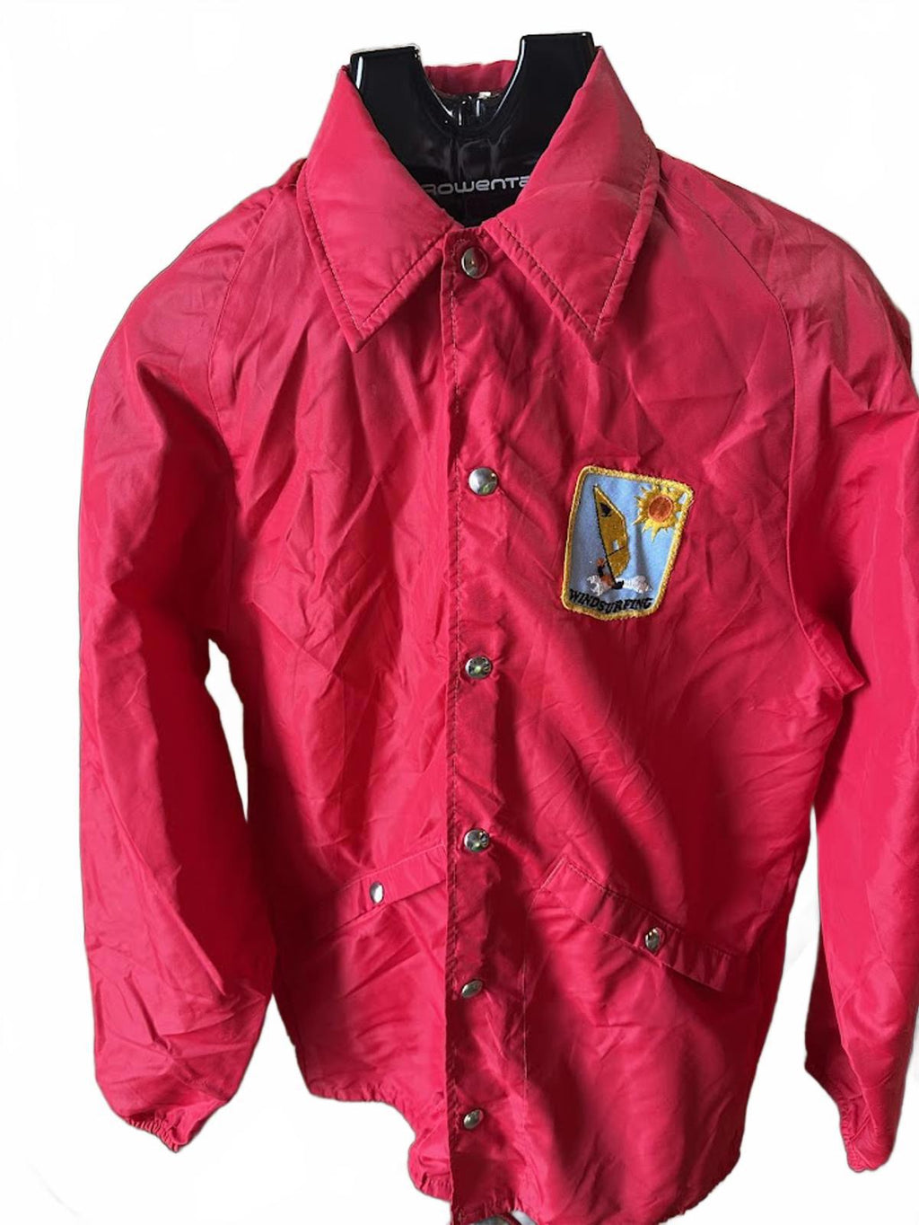 Vintage Windsurfing Patch Red Coach Jacket