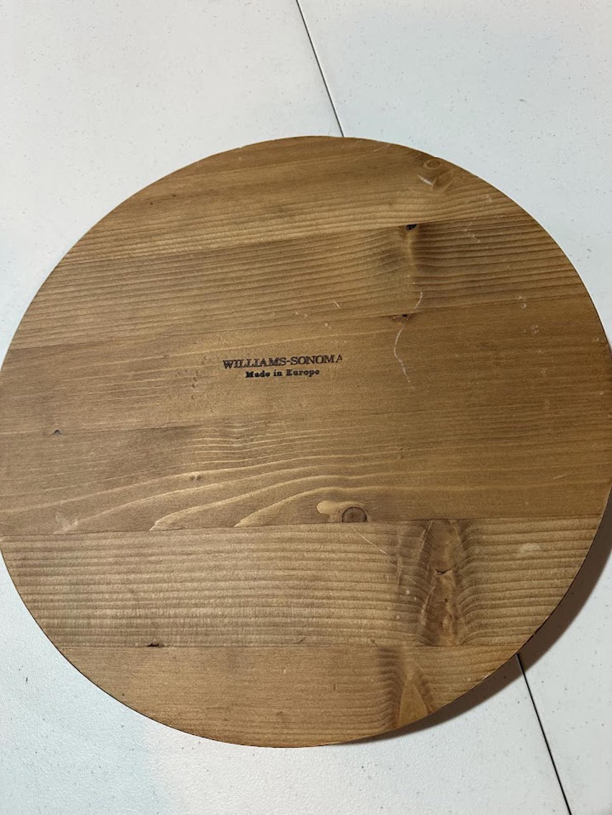 Williams Sonoma 15” Wood Lazy Susan