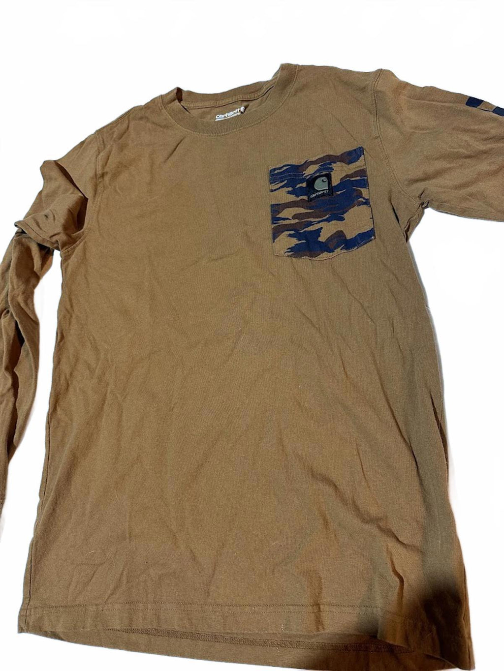 Carhartt Camo Pocket Long Sleeve Tee S