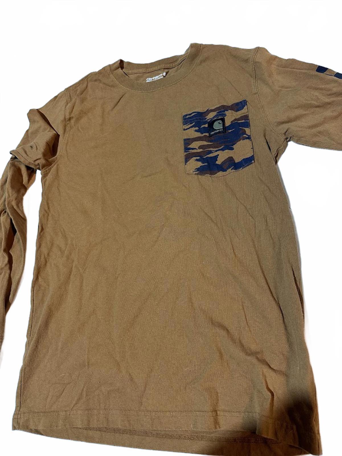Carhartt Camo Pocket Long Sleeve Tee S