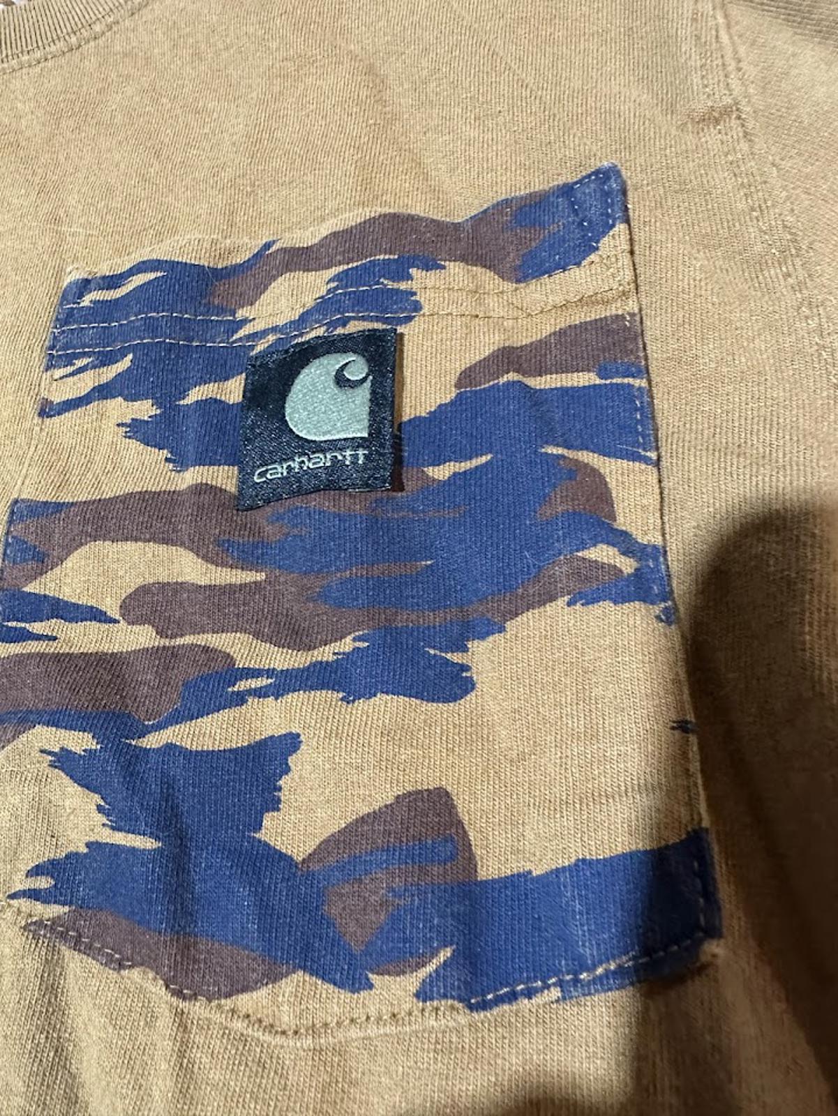 Carhartt Camo Pocket Long Sleeve Tee S