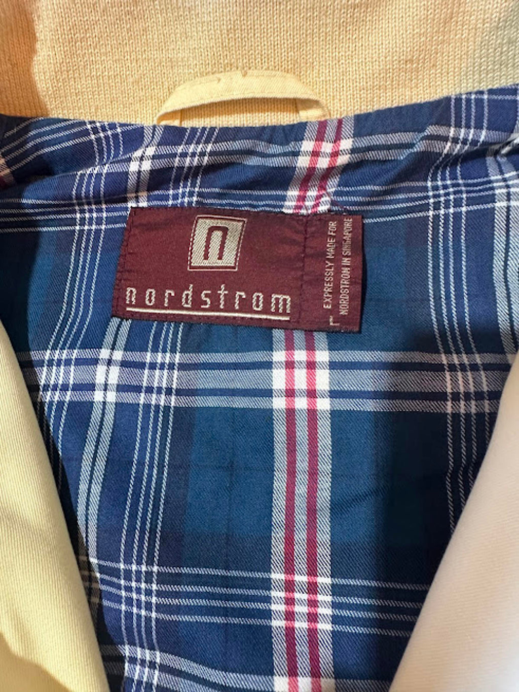 Nordstrom Harrington Jacket Yellow L