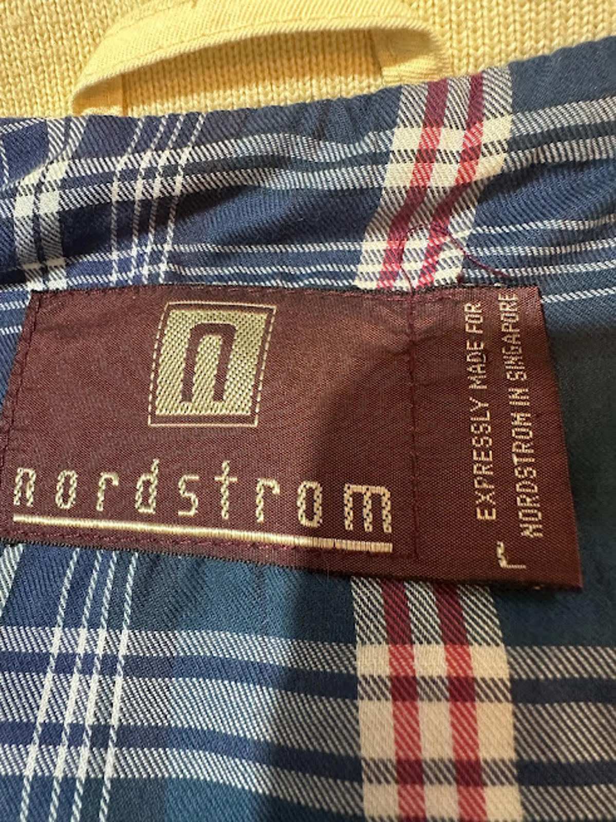 Nordstrom Harrington Jacket Yellow L