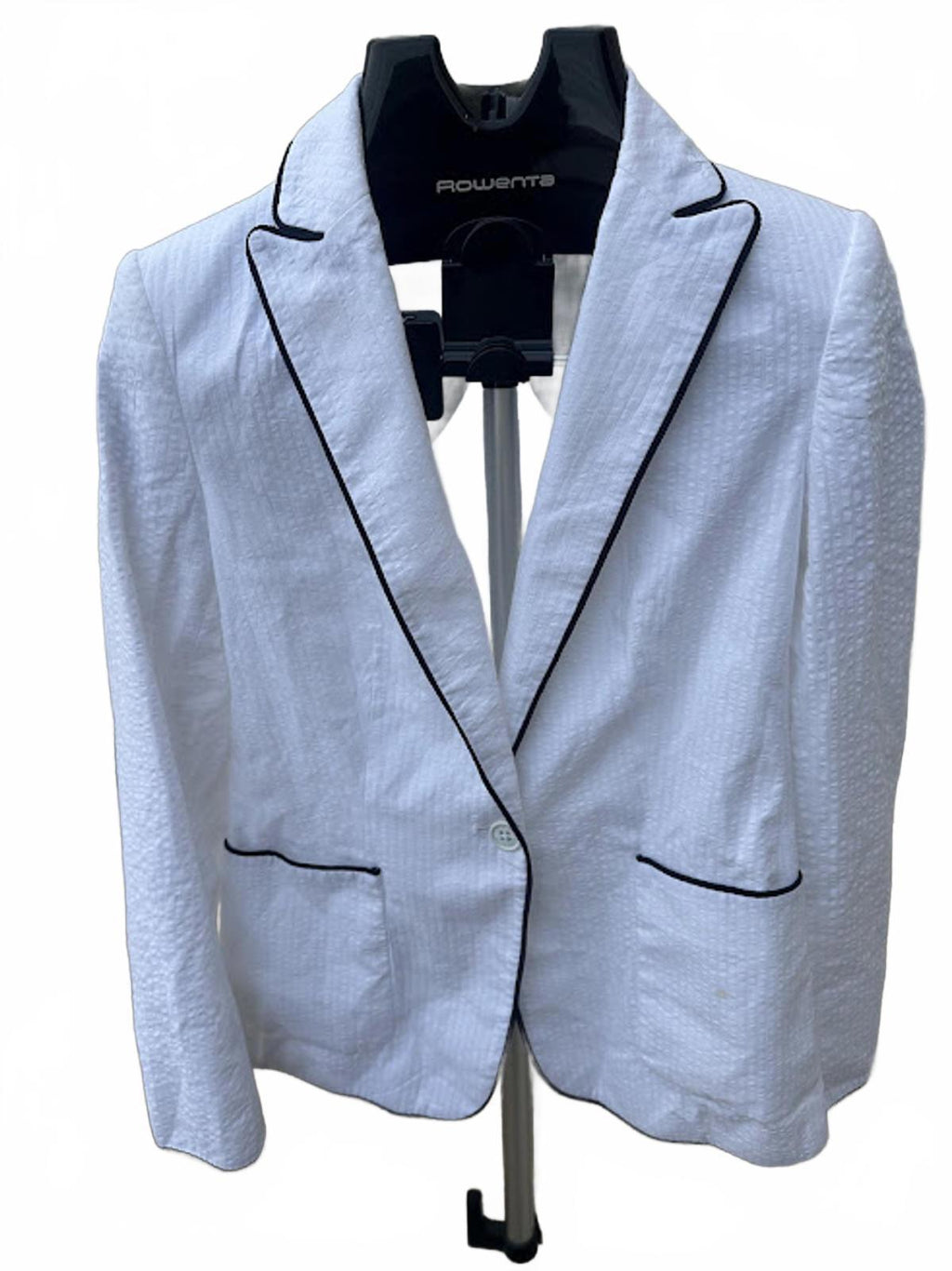 Tommy Hilfiger White Piped Blazer 6
