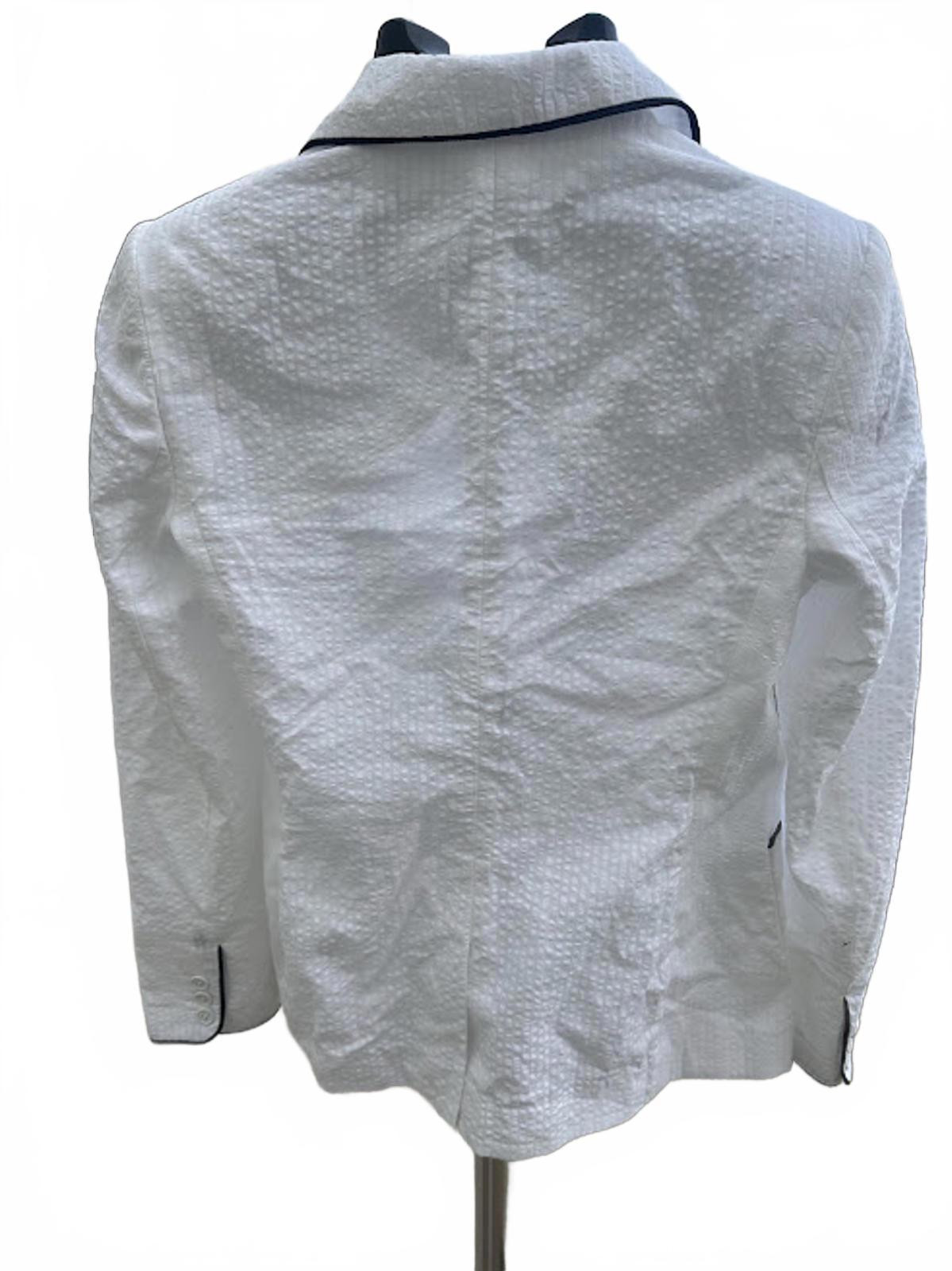 Tommy Hilfiger White Piped Blazer 6