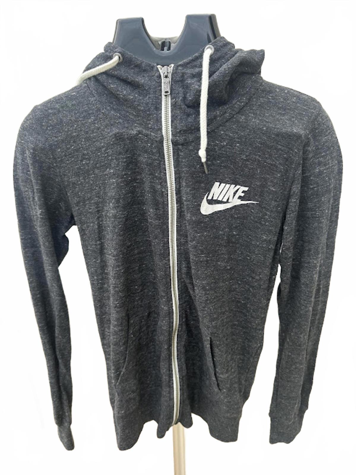 Nike Zip Hoodie Charcoal S