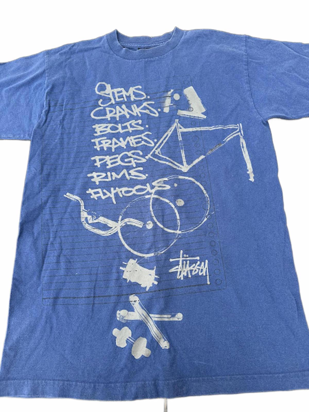 Stüssy BMX Graphic Tee Blue Medium
