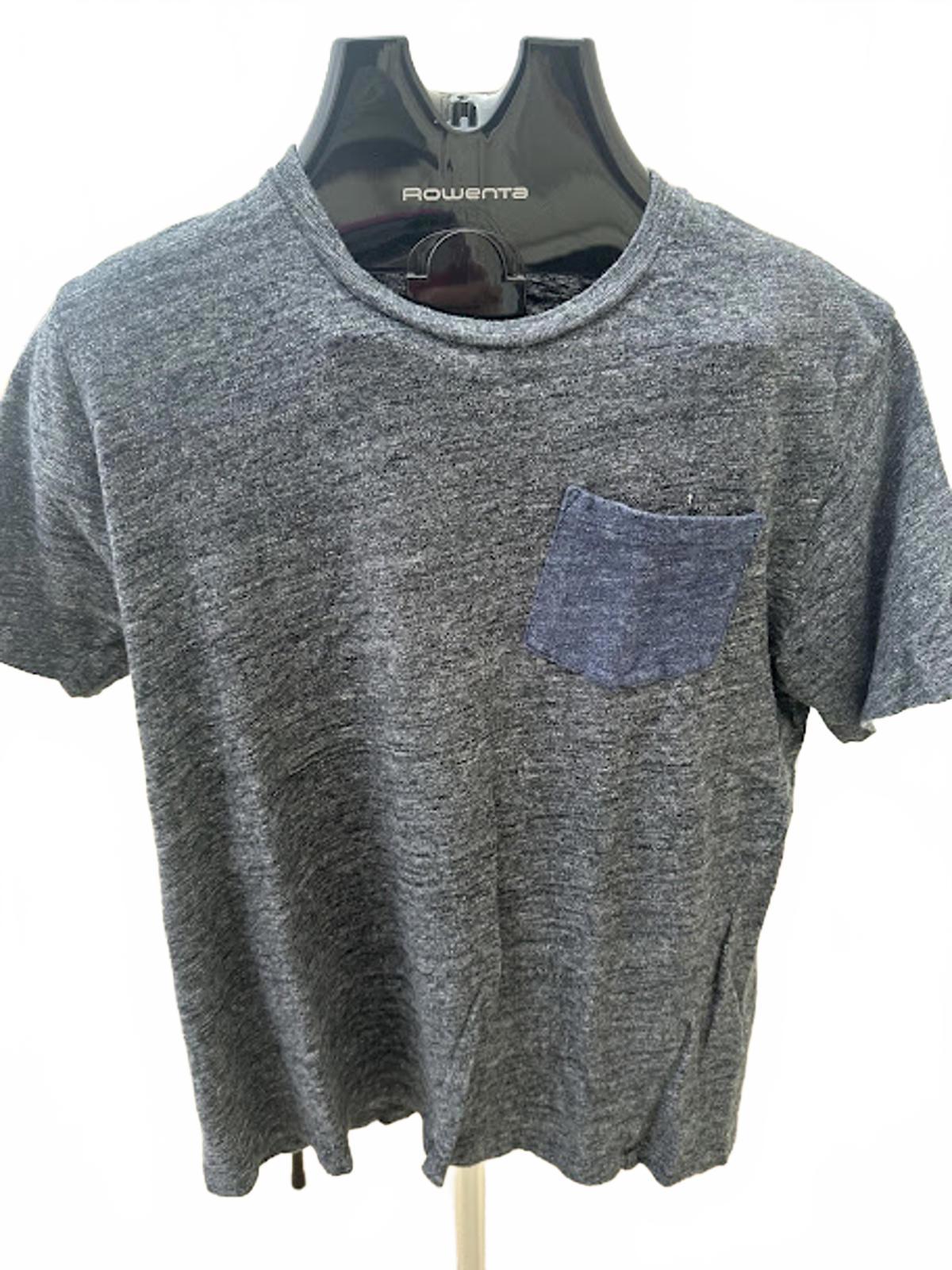 Emile Lafaurie Gray Pocket Tee Small