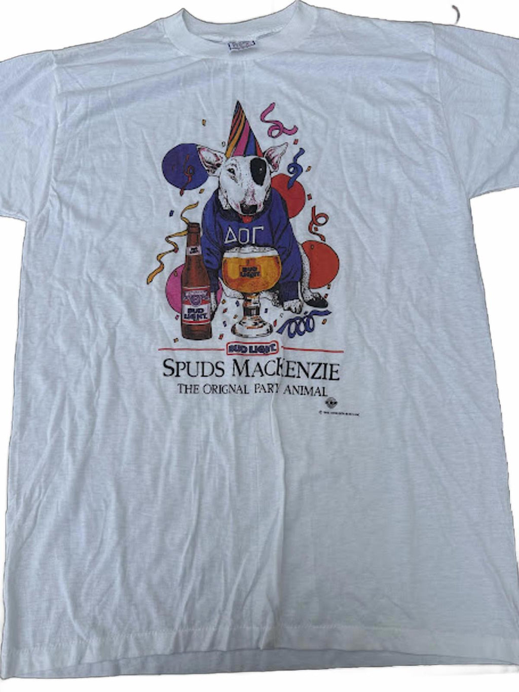 1985 Spuds MacKenzie Bud Light Tee XL USA