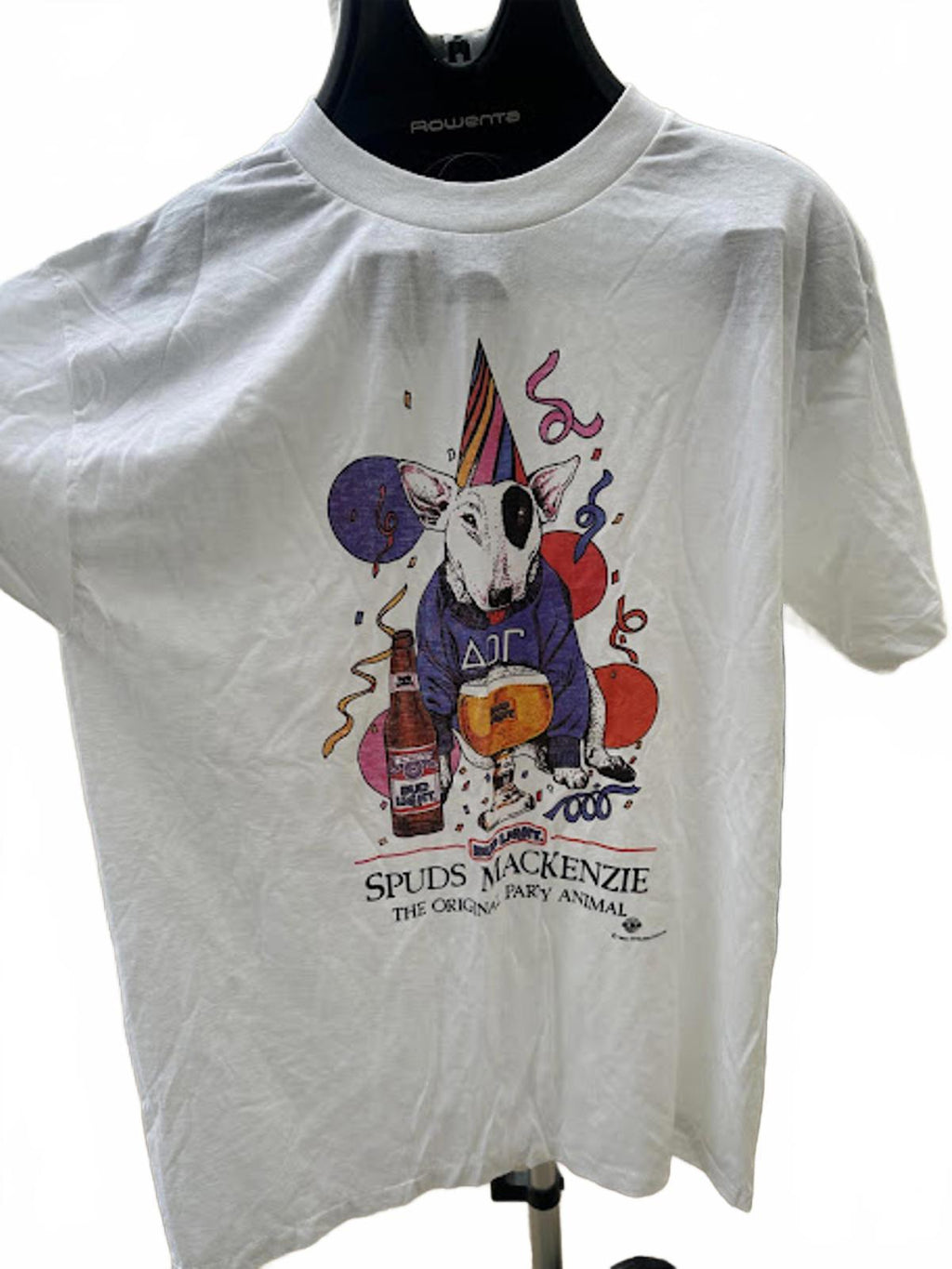1985 Spuds MacKenzie Bud Light Tee XL USA