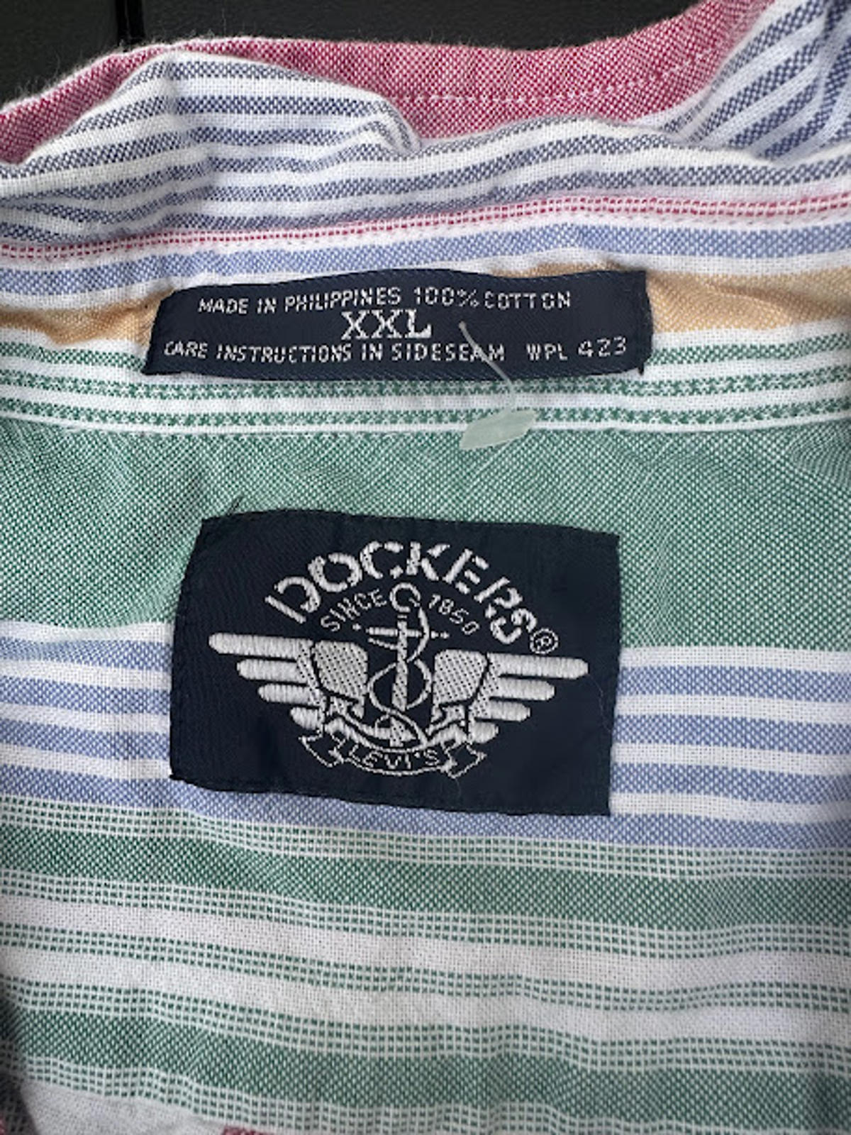 Vintage Dockers XXL Striped Shirt 90s