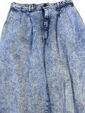 Vintage Acid Wash Pleated Jeans 25x29