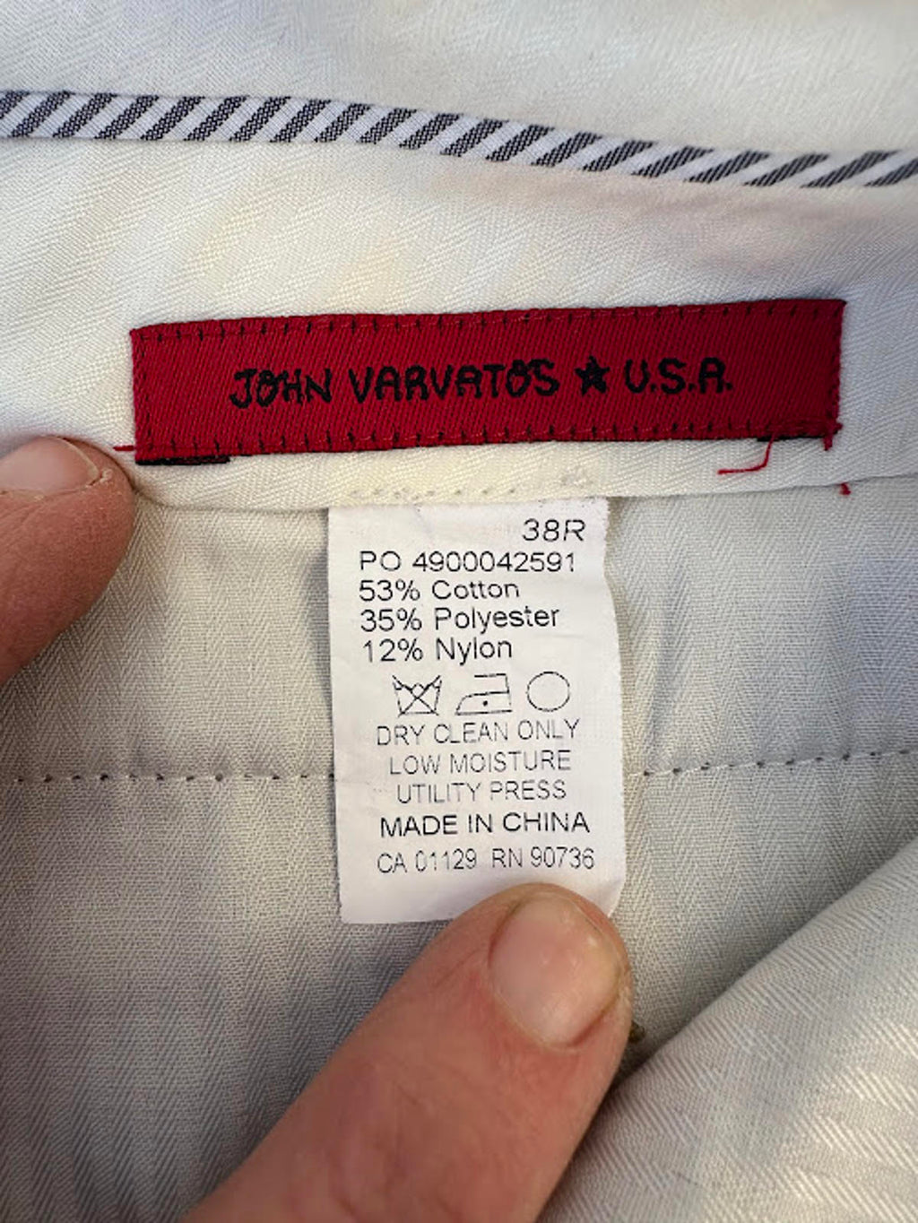 John Varvatos USA Slim Trousers 38R