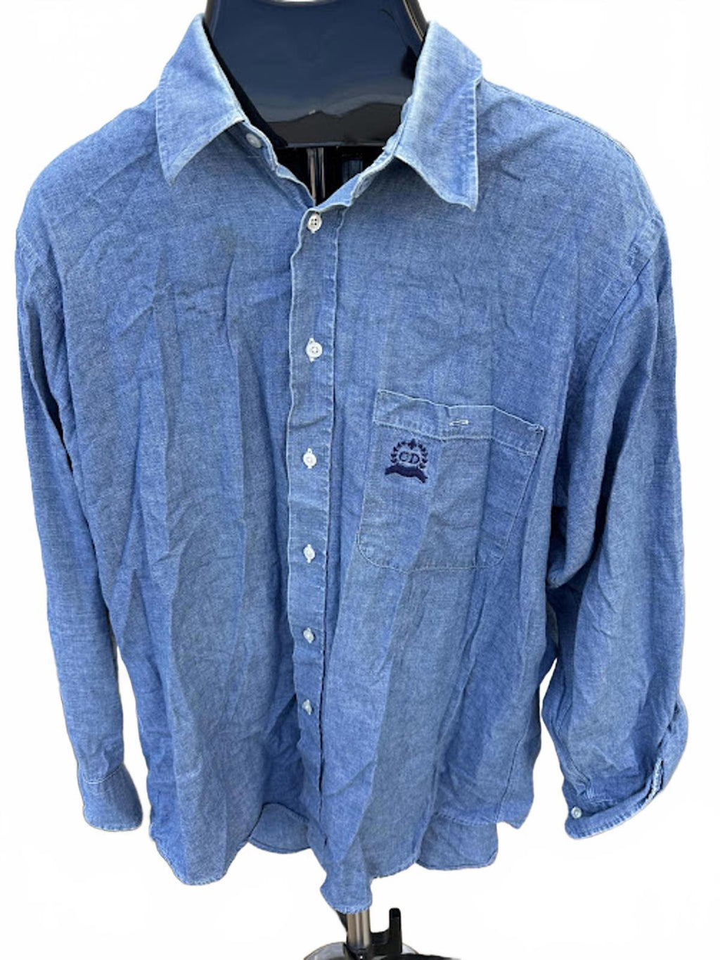 Christian Dior Monsieur Chambray Shirt USA 16
