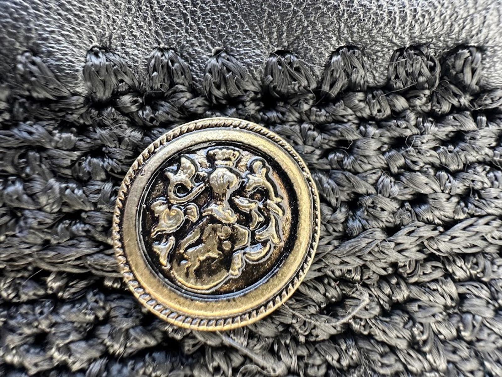BUBU Beverly Hills Leather Patch Sweater