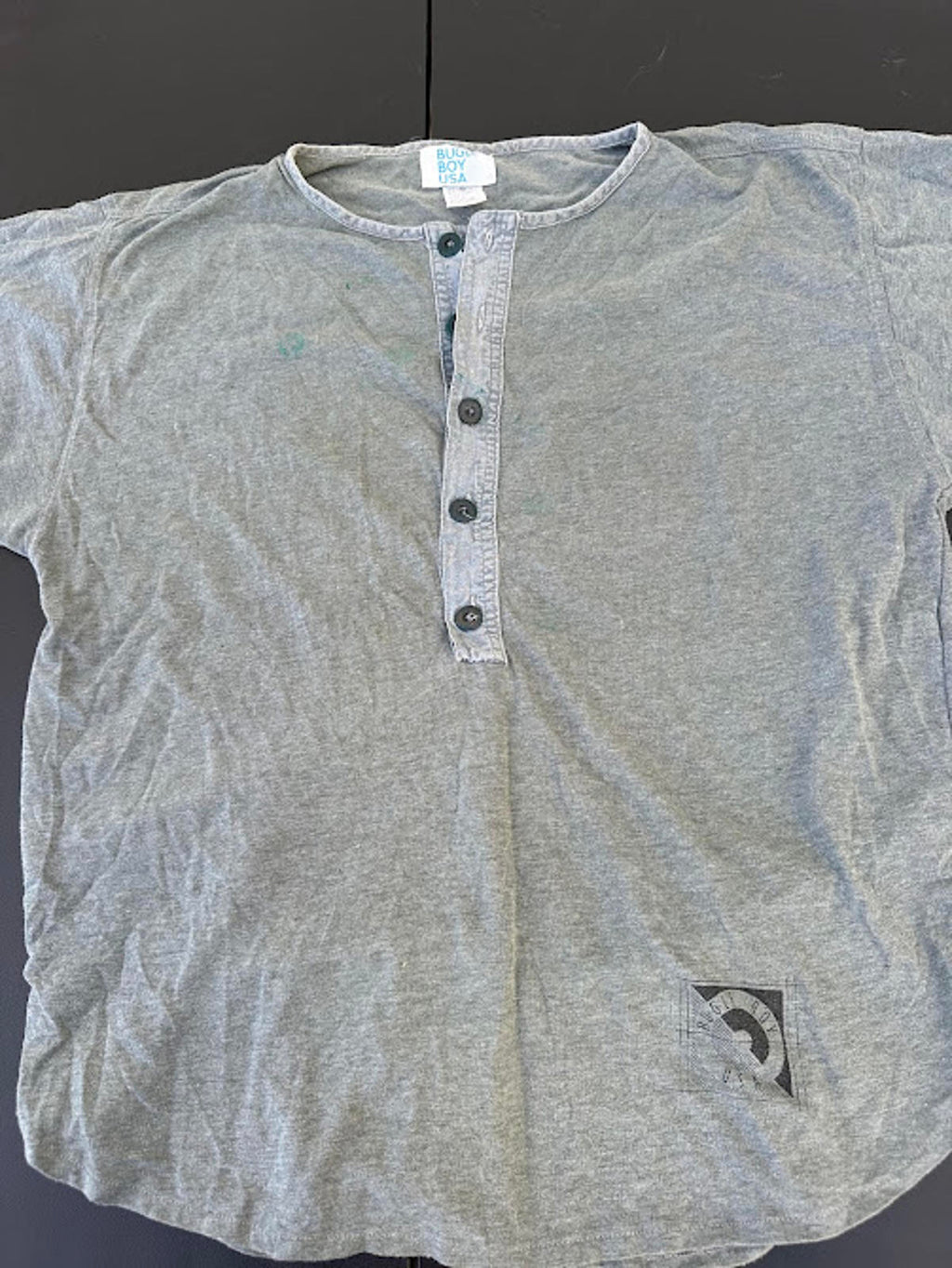Vintage Bugle Boy USA Henley Tee M