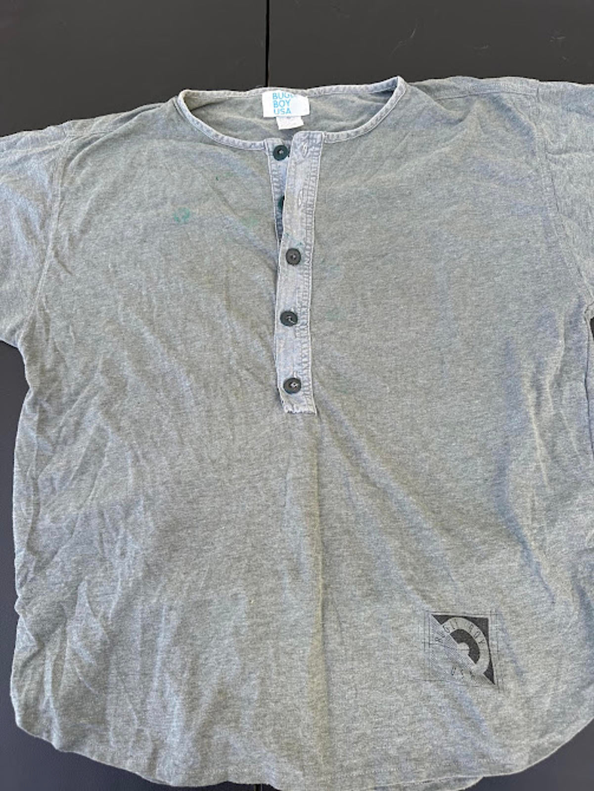 Vintage Bugle Boy USA Henley Tee M