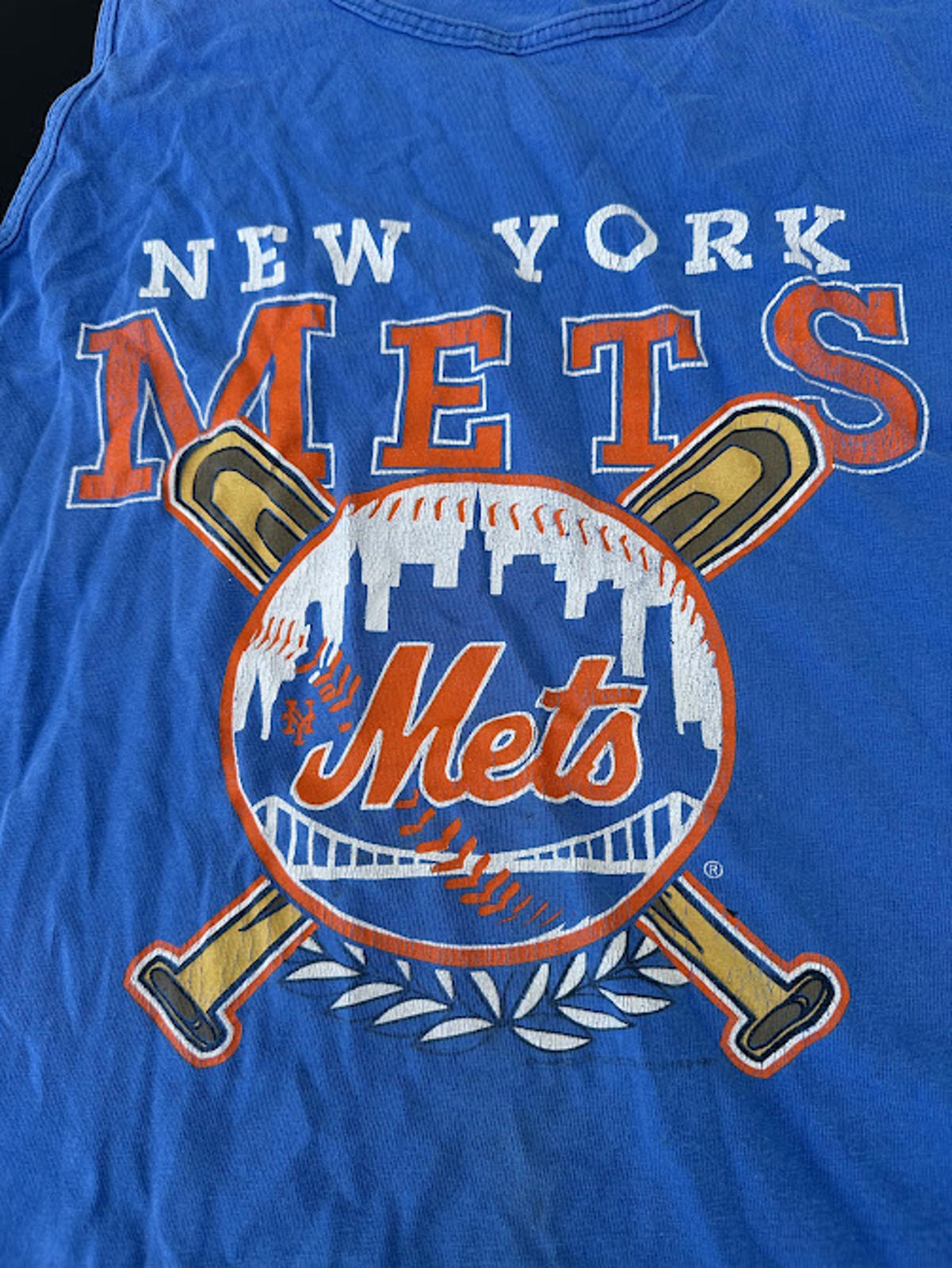 Vintage NY Mets Hanes Beefy Tank XL USA Single Stitch