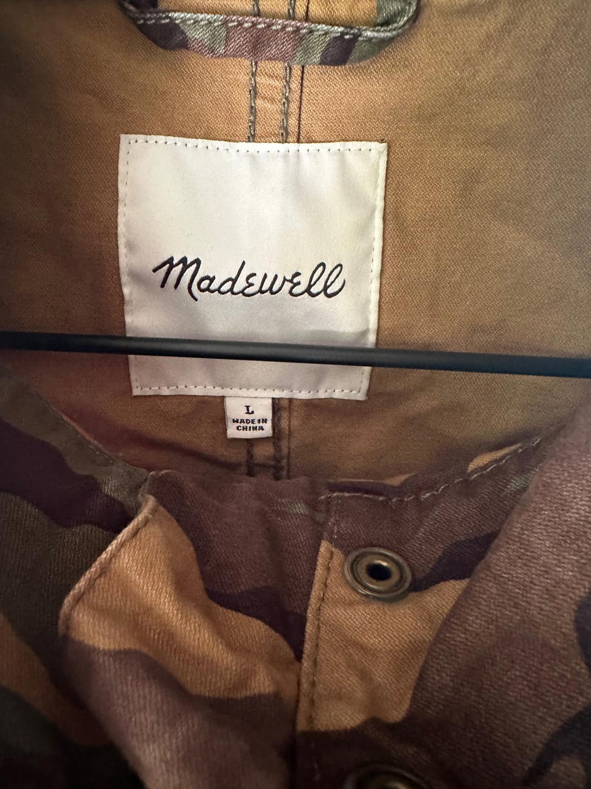 Madewell Women's Camo Military Utility Jacket Large