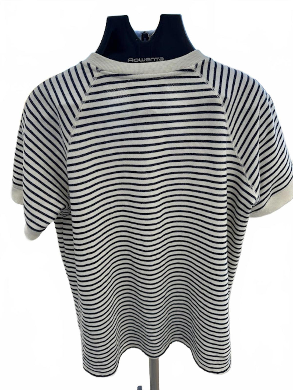 Michael Kors Striped Lace-Up Top L