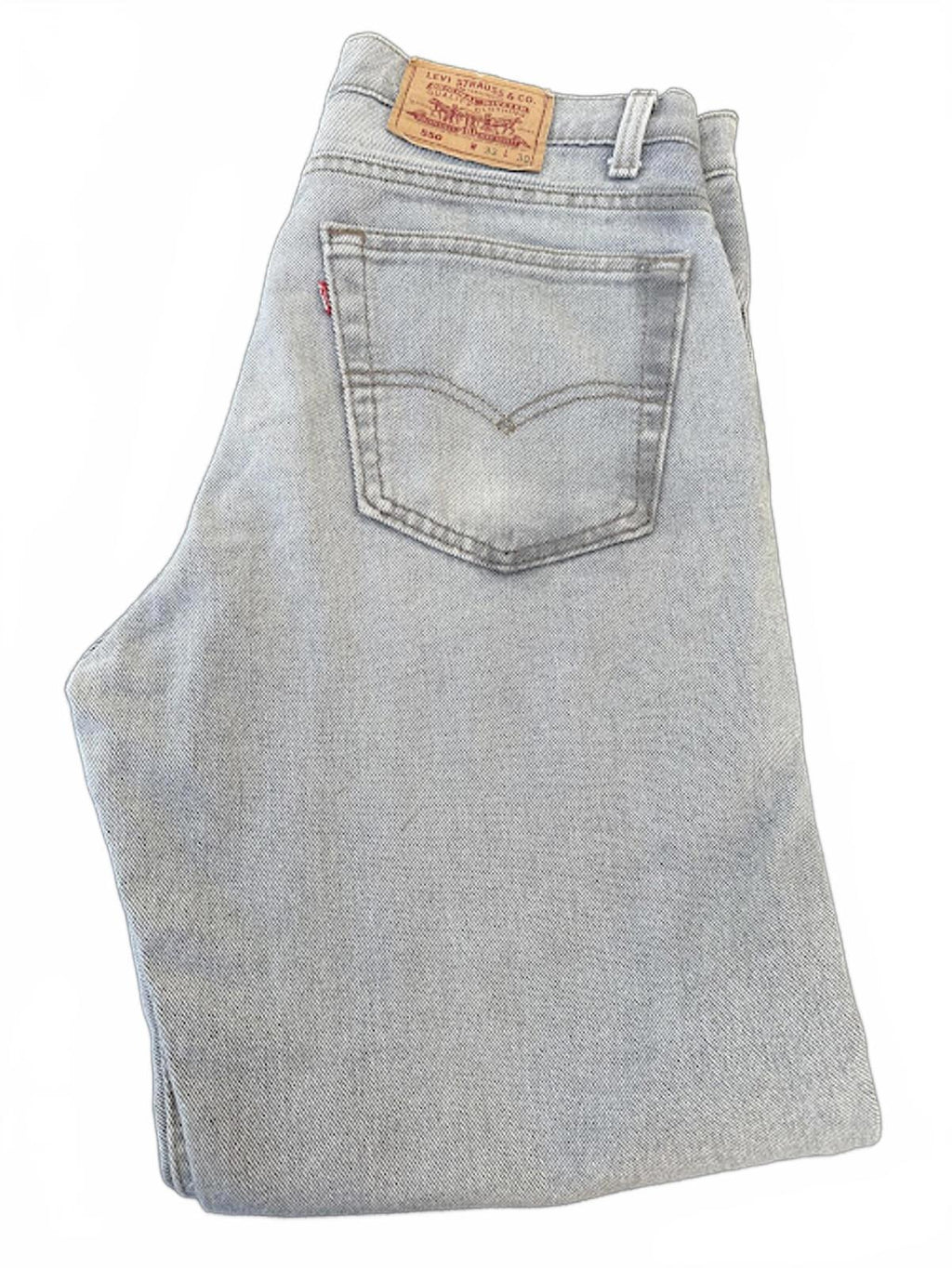 Levi’s 550 Gray Relaxed Fit Jeans 33x30 USA