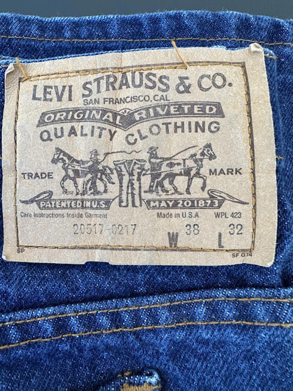 Levi’s 517 Bootcut Jeans USA 38x32 Vintage