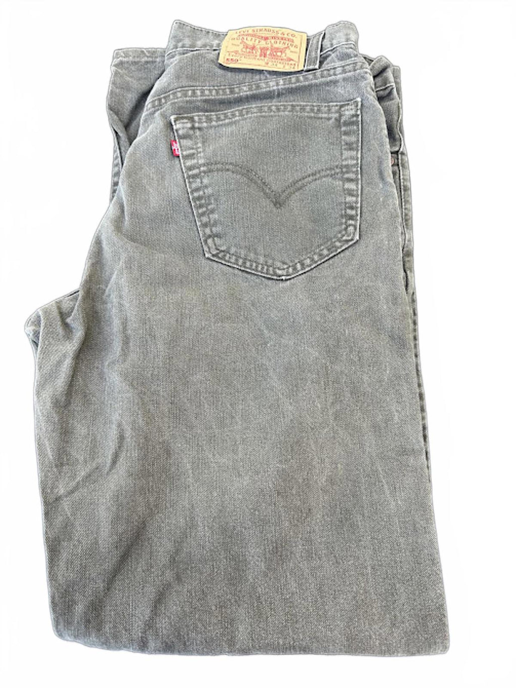Levi’s 550 Green Gray Relaxed Jeans USA 34x34