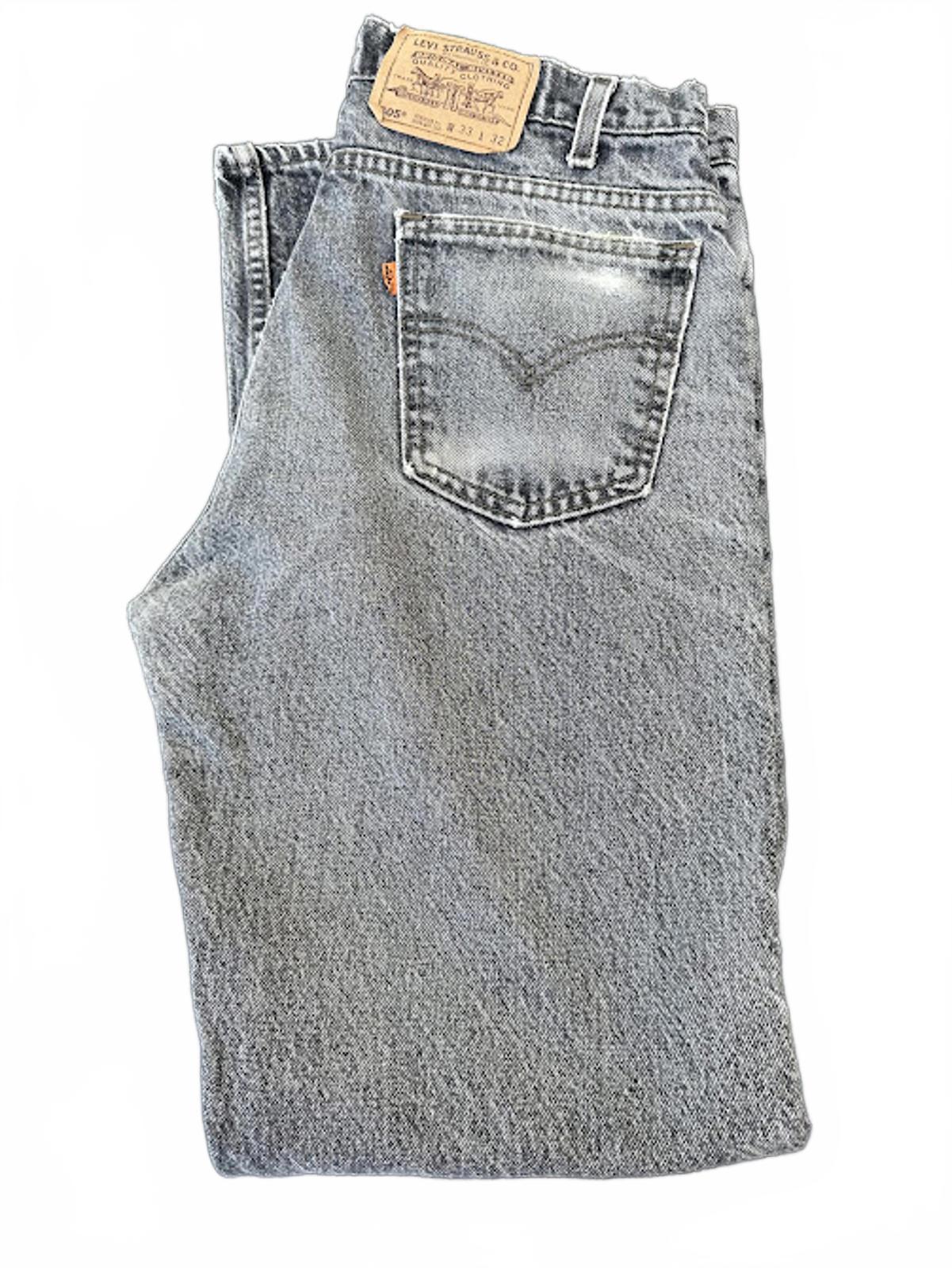 Levi’s 505 Faded Black Jeans USA 33x32