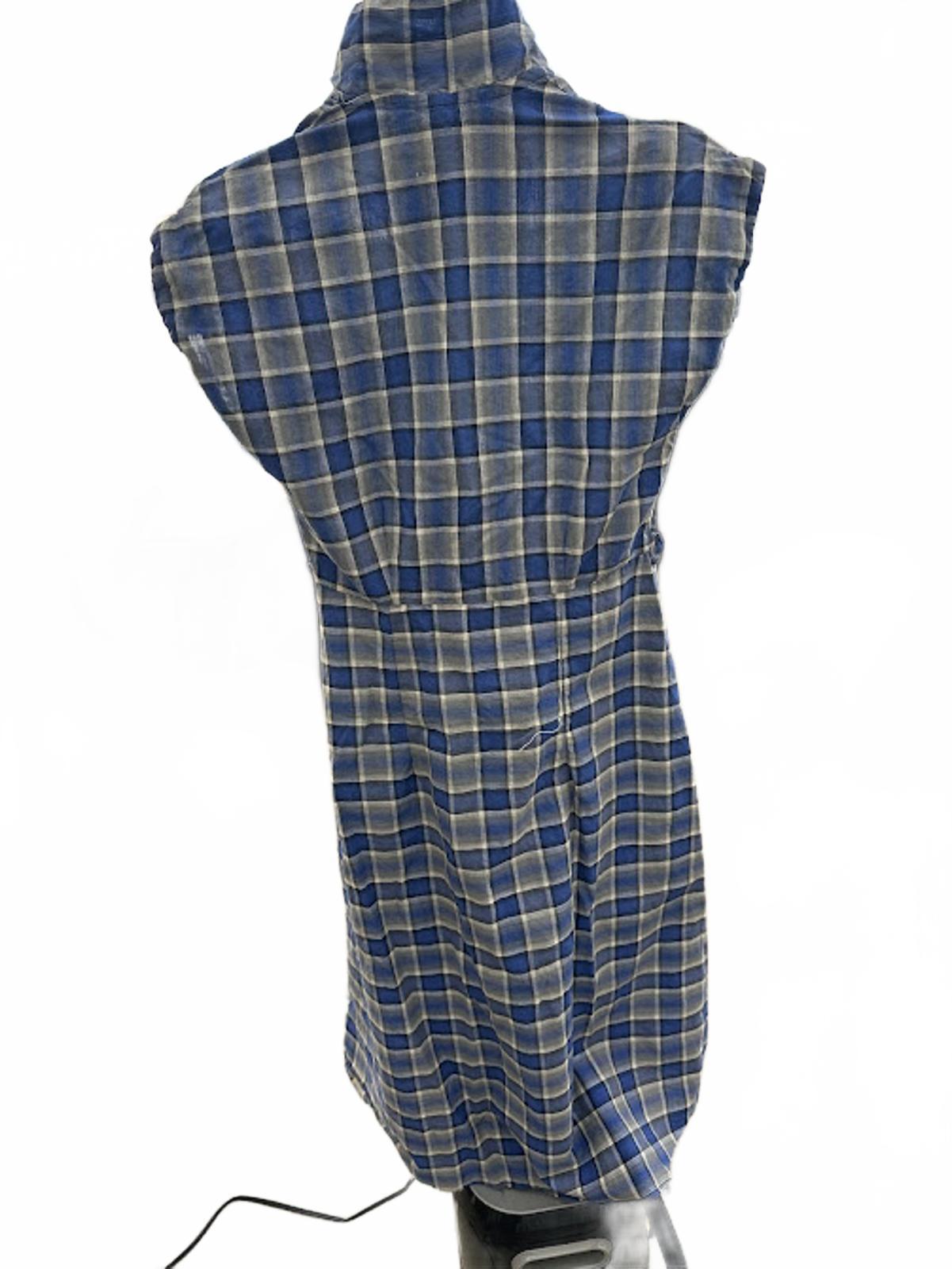 Vintage Penneys Plaid Cotton Frock House Dress