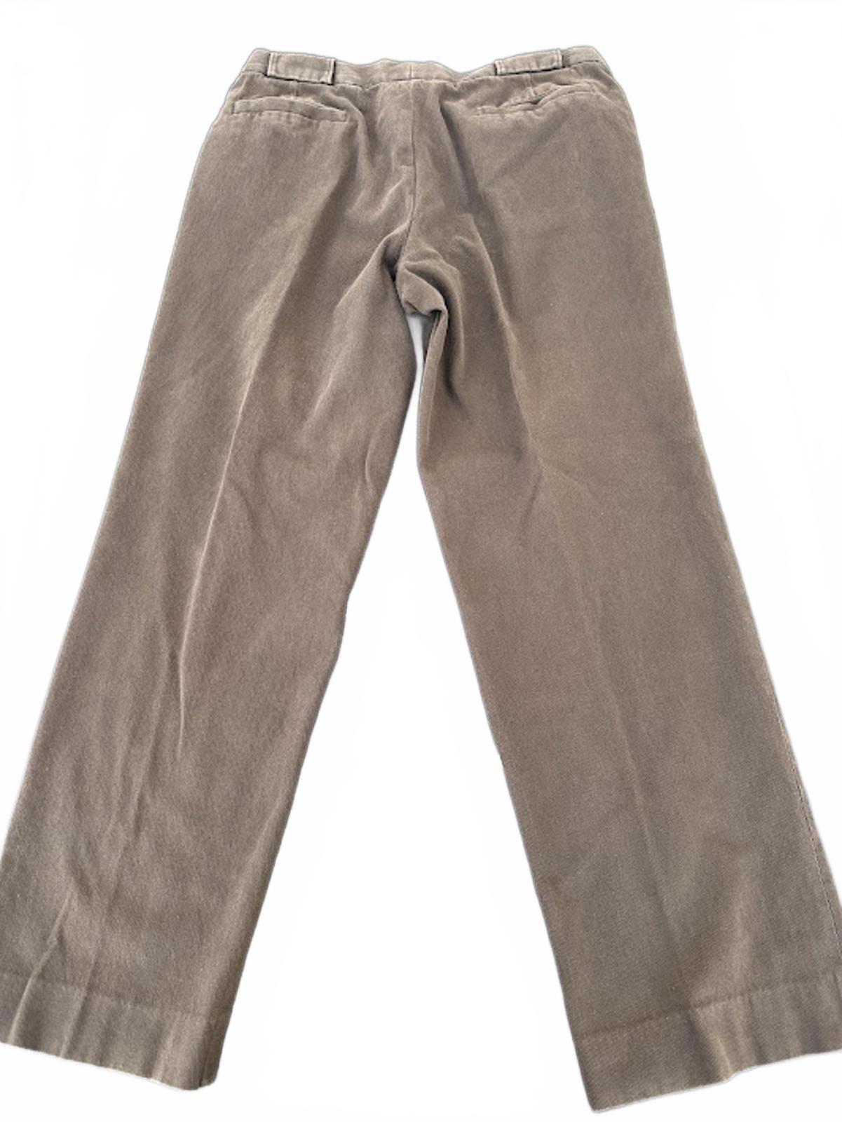Ermenegildo Zegna Brown Stretch Trousers 33x30