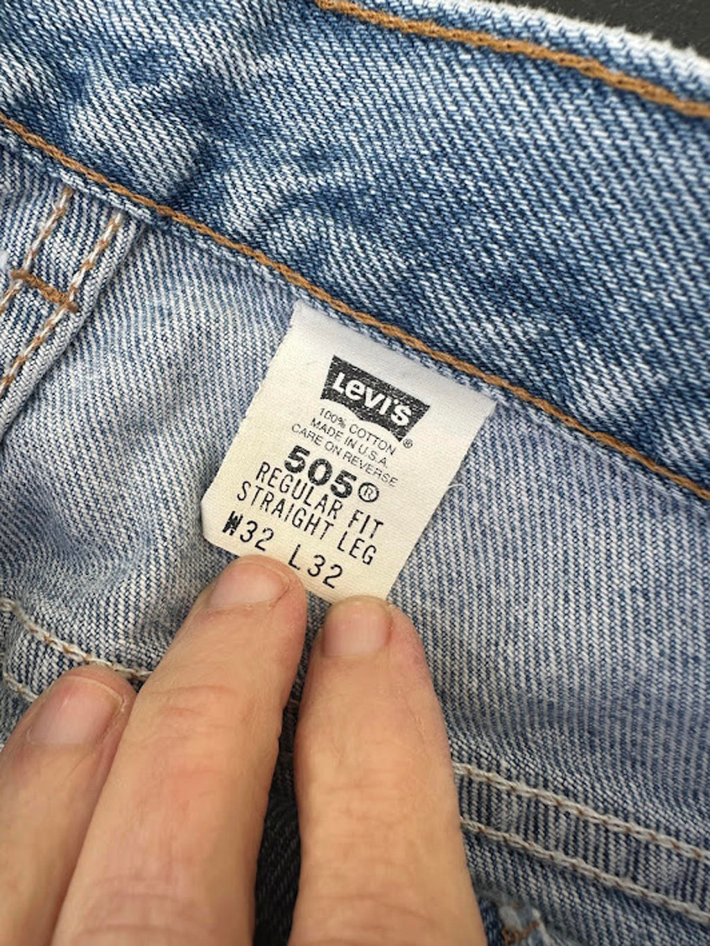 Levi’s 505 Jeans 32x32 Light Wash Straight Fit
