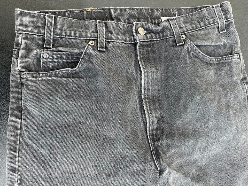 Levi’s 505 Black Jeans 36x33.5 Faded Wash