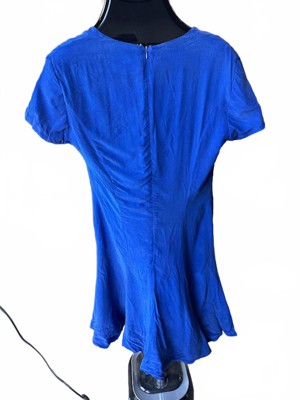 Spenser Jeremy Silk Blue Dress Size 8