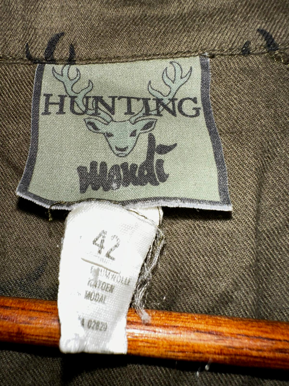 Vintage Mondi Hunting Stag Print Pullover Large