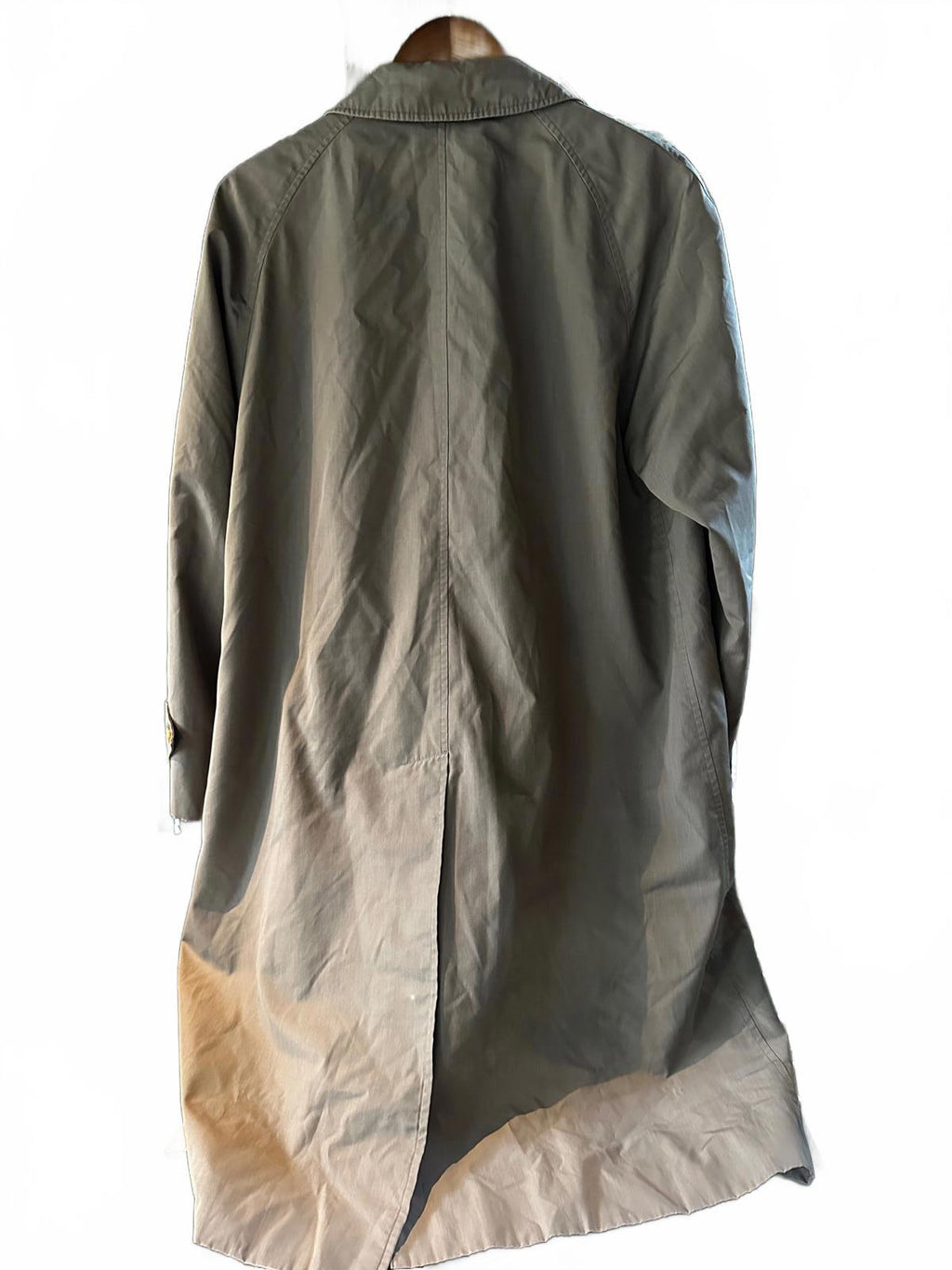 Vintage Burberrys Men TrenchCoat Khaki SingleBreasted 80s90s