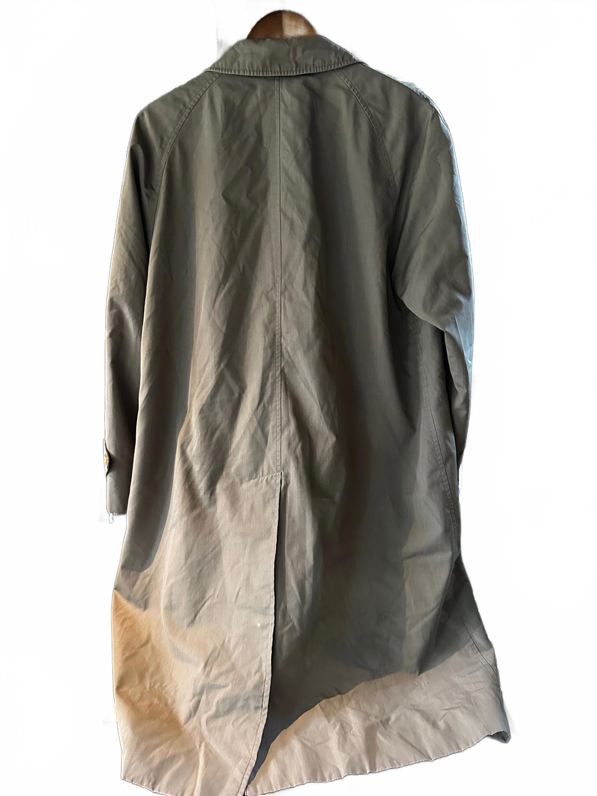 Vintage Burberrys Men TrenchCoat Khaki SingleBreasted 80s90s
