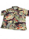 Vintage Kennington Hawaiian Shirt XL Tiki Print