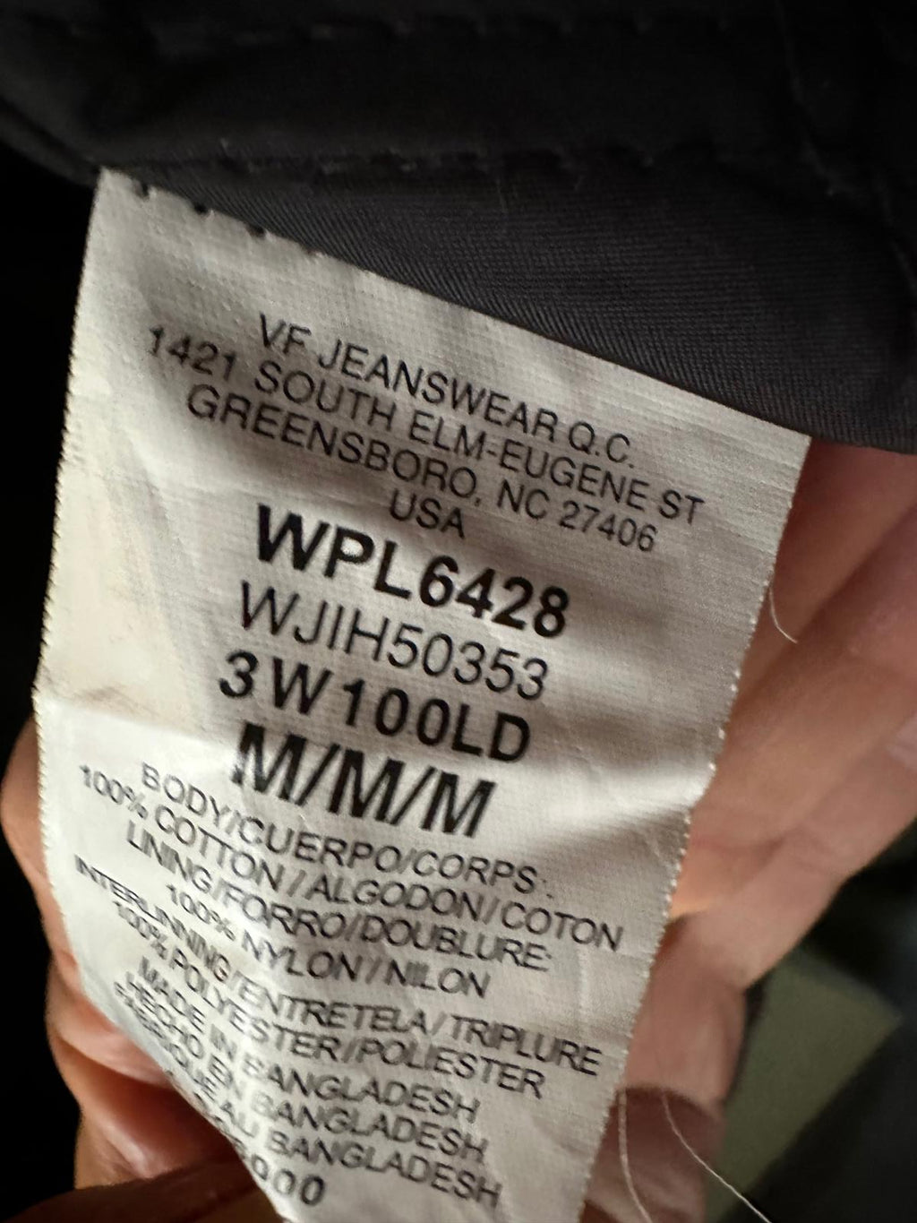 Riggs Workwear by Wrangler hooded jacket  Mens Medium