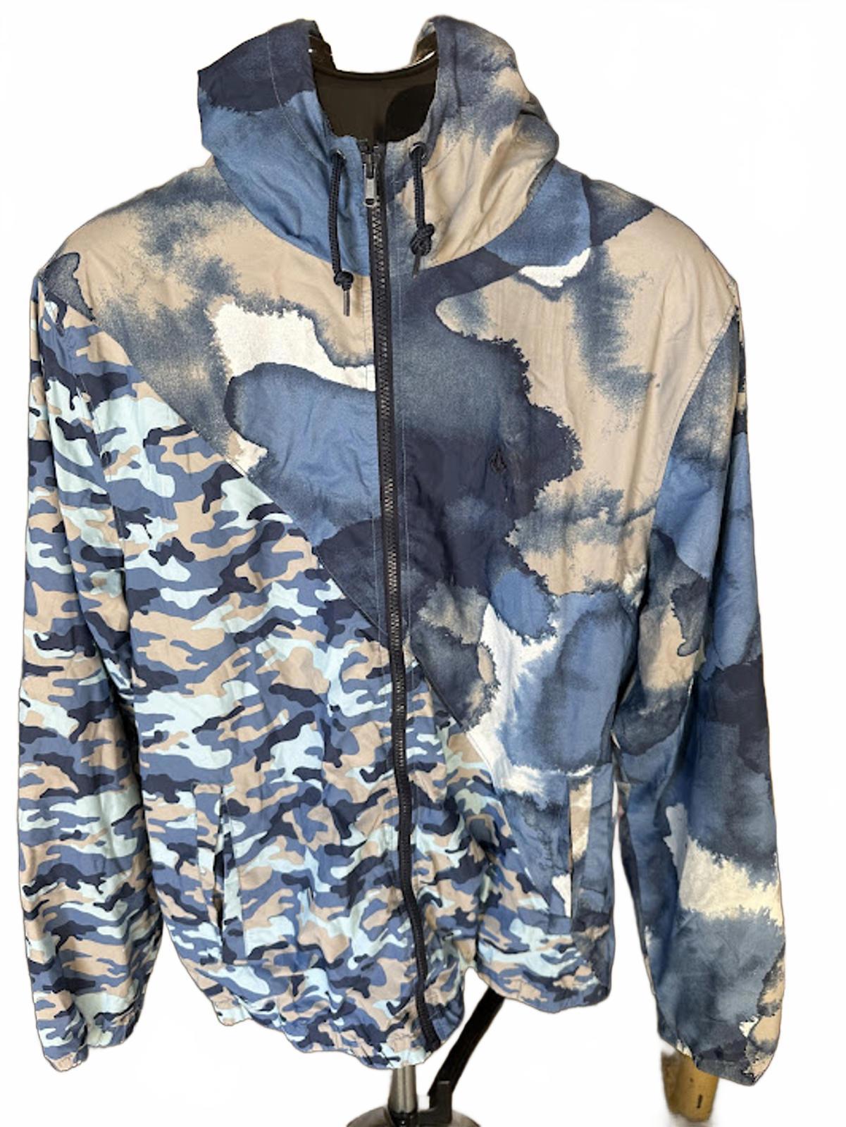 Volcom Forwarder Camo Hooded Jacket Medium