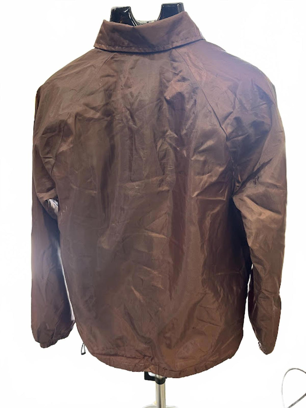 Obey Burgundy Coaches Jacket Small Streetwear
