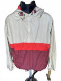 Beautiful Giant Colorblock Hooded Windbreaker M