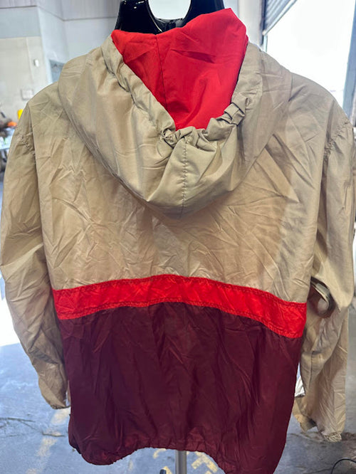 Beautiful Giant Colorblock Hooded Windbreaker M