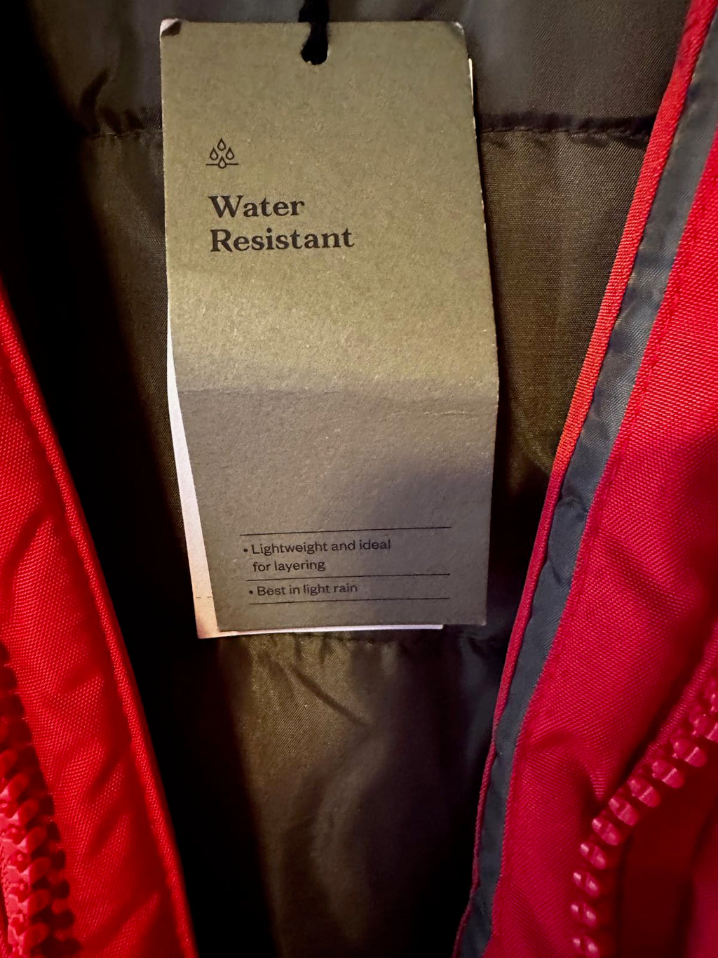 Goodfellow &Co Thermore Insulated Parka Jacket Men’s Small Red Orange Hooded NWT