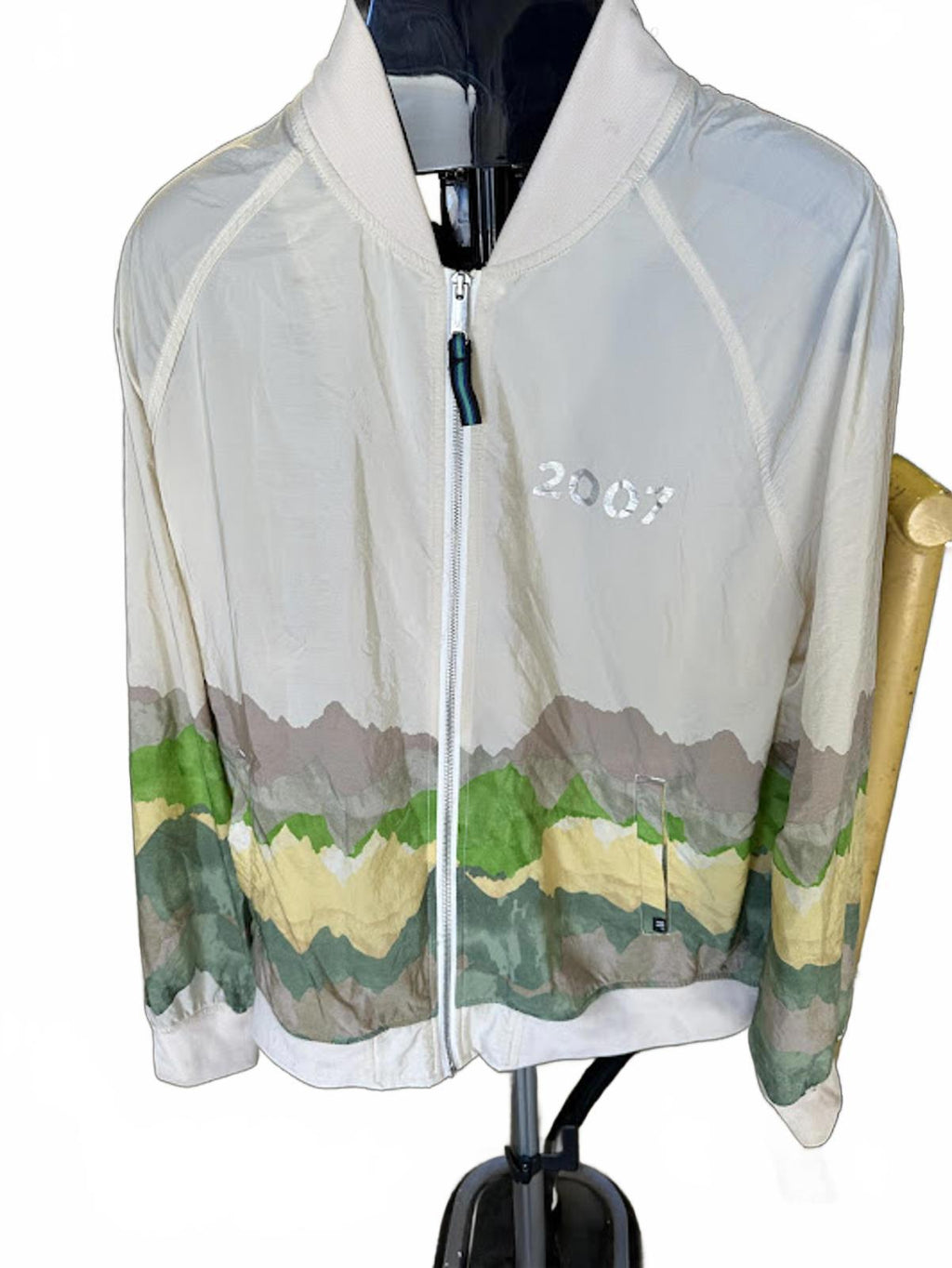 Houston White Scenic Windbreaker Jacket 2007 L