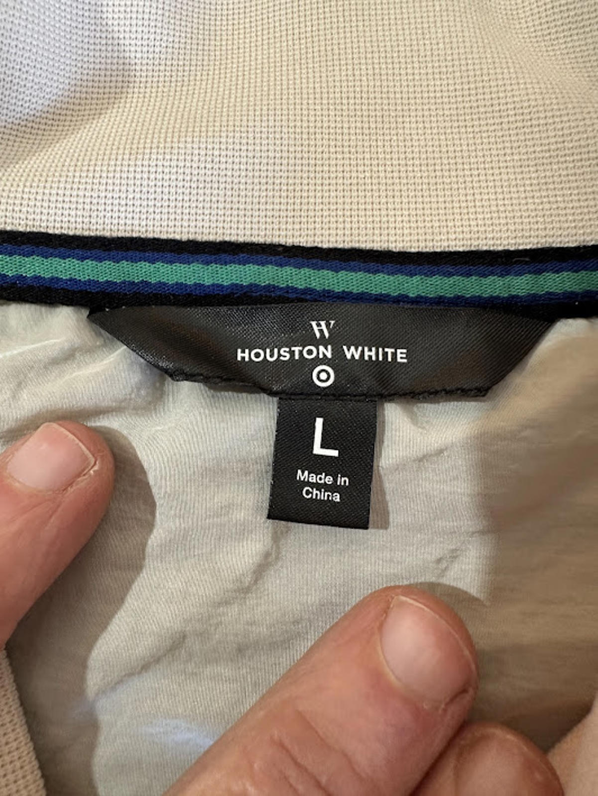 Houston White Scenic Windbreaker Jacket 2007 L