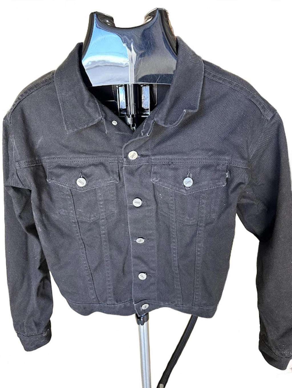 Nihilism Black Denim Jacket USA XS