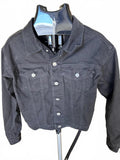 Nihilism Black Denim Jacket USA XS