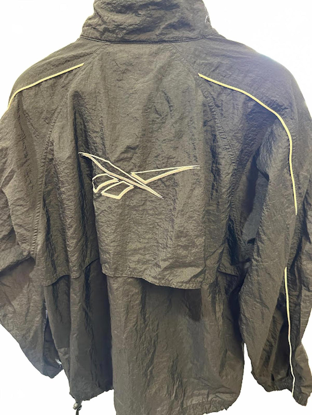 Vintage Reebok Windbreaker Jacket Black M